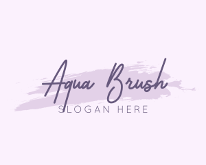 Purple Feminine Brand logo design