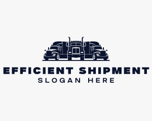 Cargo Truck Logistics logo design