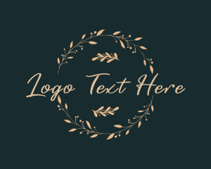 Retro Floral Fashion Boutique Logo