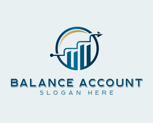 Finance Graph Accounting logo design