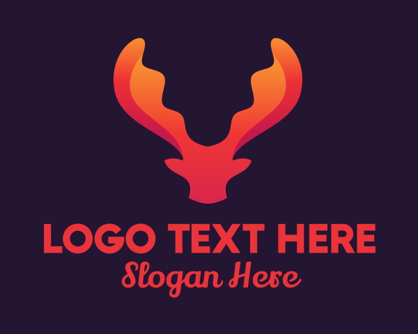 Moose Head logo example 4