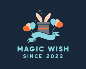 Celebration Magician Hat logo design