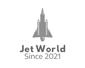 Pencil Fighter Jet  logo