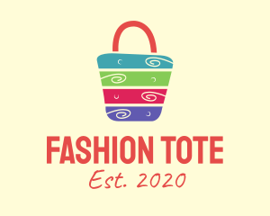 Colorful Tote Bag logo design