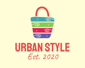 Colorful Tote Bag logo design