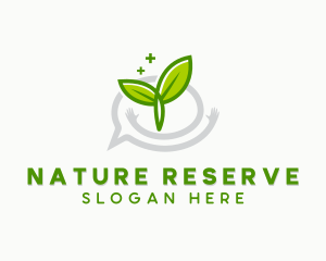 Nature Therapy Mental Health logo design