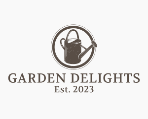 Garden Watering Can logo design