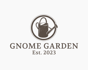 Garden Watering Can logo design