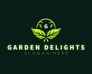 Garden Leaf Lawn logo design