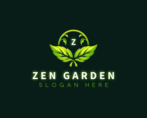 Garden Leaf Lawn logo design