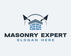 Chimney Masonry Bricks logo design