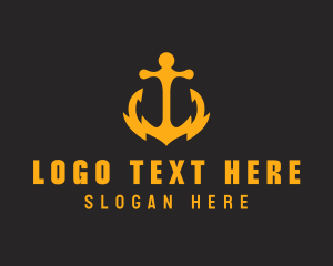 Maritime Sailor Anchor Logo