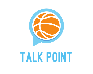 Basketball Sport Chat logo design