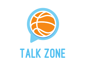 Basketball Sport Chat logo design