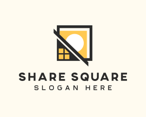 Square Window Roof logo design