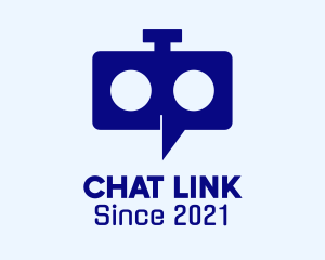 Mechanical Chat Robot logo design