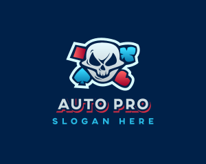 Casino Gaming Skull logo
