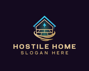 Home Flooring Renovation logo design