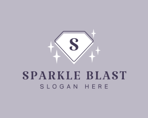 Diamond Sparkle Jewelry Boutique logo design