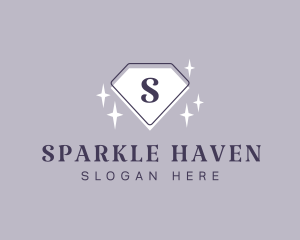 Diamond Sparkle Jewelry Boutique logo design