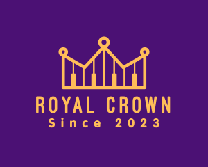 Piano Chord Crown logo design