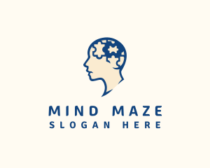 Puzzle Mind Head logo