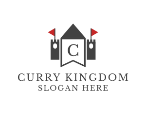 Castle Kingdom Turret logo design