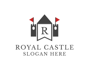 Castle Kingdom Turret logo design