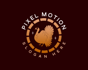 Turkey Bird Animal logo design