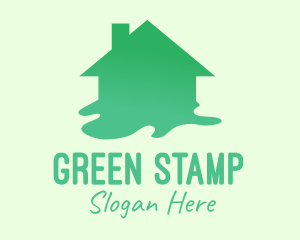 Green House Paint logo design