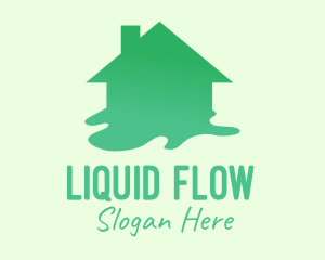 Green House Paint logo design