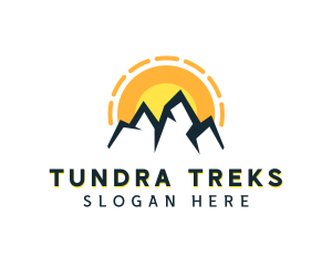 Mountain Climbing Travel  logo design