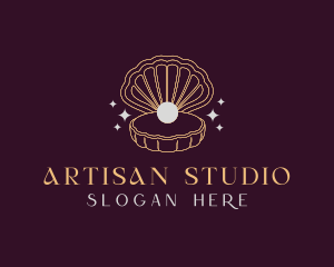 Pearl Clam Shell logo design