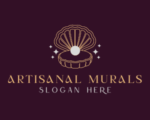 Pearl Clam Shell logo design