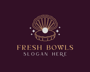 Pearl Clam Shell logo design