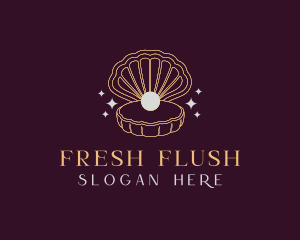 Pearl Clam Shell logo design