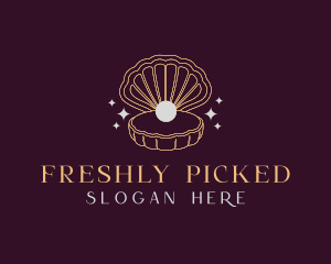 Pearl Clam Shell logo design