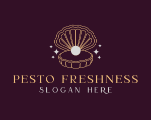 Pearl Clam Shell logo design