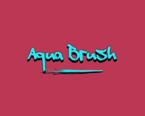 Graffiti Skater Brush logo design