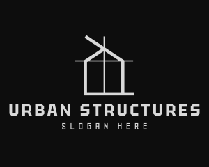 House Structure Architect logo design