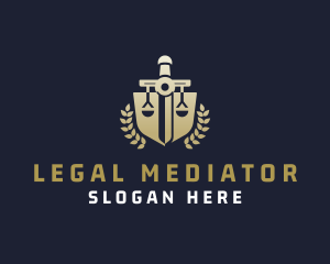 Legal Sword Shield logo design