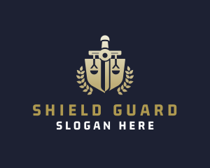 Legal Sword Shield logo design