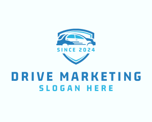 Car Driving Shield logo