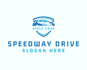 Car Driving Shield logo