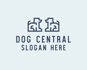 Dog Puppy Litter logo design