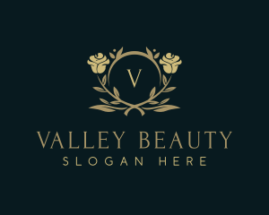 Floral Rose Beauty logo design