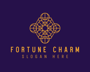 Golden Astral Fortune Telling logo design