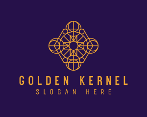 Golden Astral Fortune Telling logo design