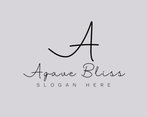 Professional Script Fashion Boutique logo design