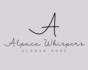 Professional Script Fashion Boutique logo design